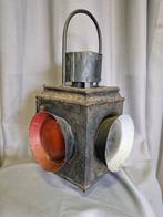 Antieke seinlamp 55 cm, Antiek en Kunst, Antiek | Lampen, Ophalen of Verzenden