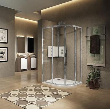 Novellini Lunes 2.0 Rond Douchecabine 80x80 - nieuw in doos beschikbaar voor biedingen