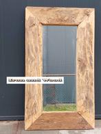 Spiegel van oude eiken wagonplanken afmeting 96 bij 55 cm, Huis en Inrichting, Woonaccessoires | Spiegels, Ophalen, Nieuw, Minder dan 100 cm