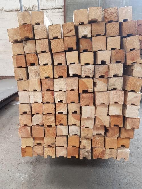 Partij Houten balken. grenen, Doe-het-zelf en Verbouw, Hout en Planken, Gebruikt, Balk, Vuren, 200 tot 250 cm, 50 mm of meer, Ophalen