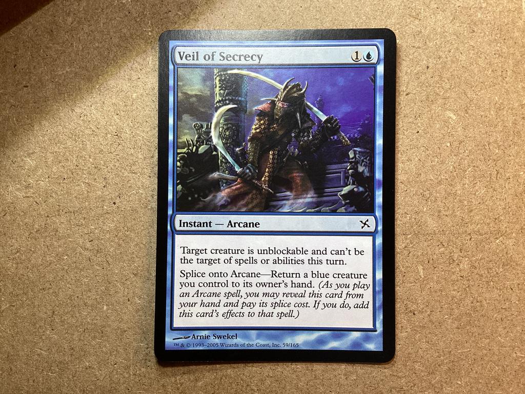 1x Veil of Secrecy [059/165] (Near Mint), Hobby en Vrije tijd, Verzamelkaartspellen | Magic the Gathering, Zo goed als nieuw, Losse kaart