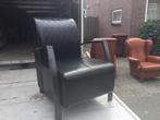 Mooie moderne Fauteuil zwart, Ophalen, Zo goed als nieuw, 50 tot 75 cm