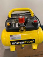 Powerplus Compressor POWX1721 - 6 Liter, Gebruikt, 6 tot 10 bar, Ophalen of Verzenden, Minder dan 200 liter/min