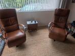 Set lederen Relaxfauteuils Hukla. M en L, Huis en Inrichting, Fauteuils, Ophalen, Gebruikt, 75 tot 100 cm, 50 tot 75 cm