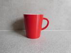 Koffiemok 10x8,5 cm. Rood Hema, Overige typen, Ophalen of Verzenden, Effen, Zo goed als nieuw