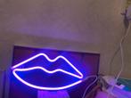 Neon roze kiss lips lamp/verlichting hangend, Ophalen