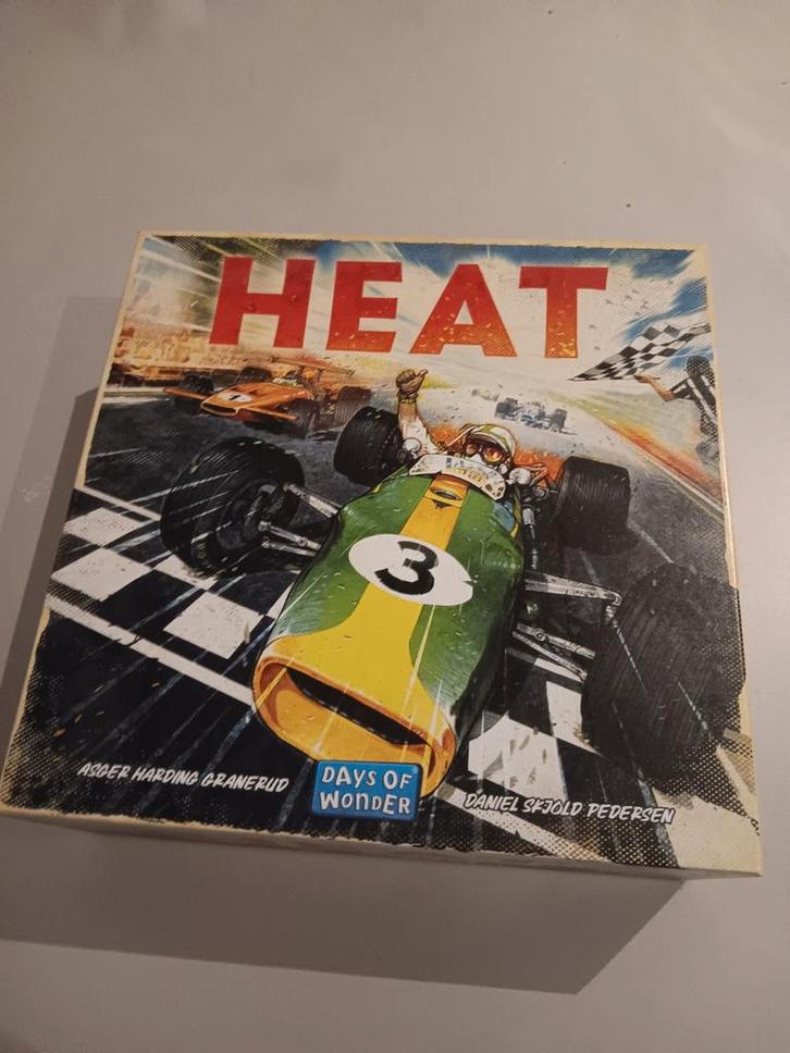 Heat: Bordspel, Hobby en Vrije tijd, Gezelschapsspellen | Bordspellen, Zo goed als nieuw, Een of twee spelers, Drie of vier spelers