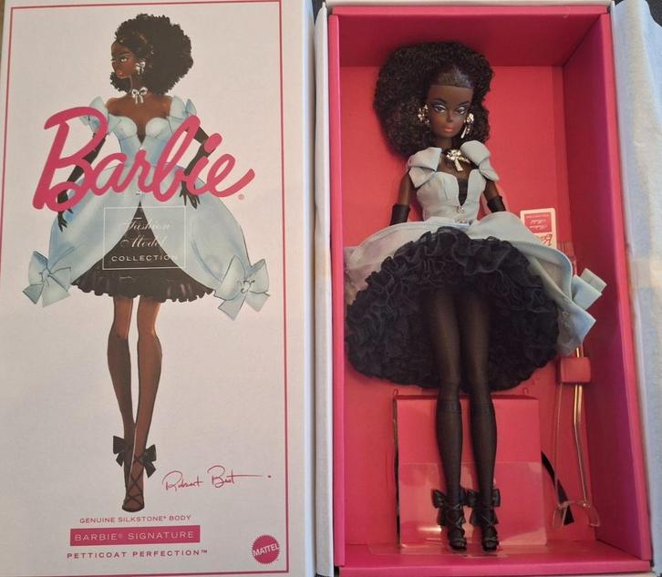 Barbie Silkstone Petticoat Perfection, Verzamelen, Poppen, Nieuw, Fashion Doll, Ophalen of Verzenden
