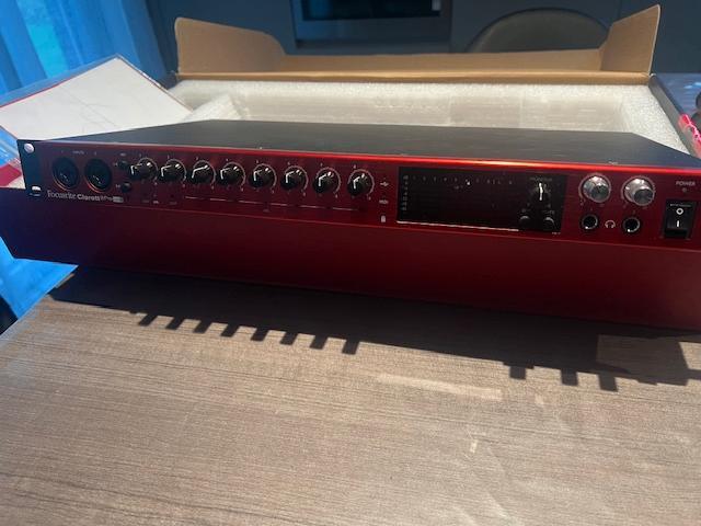 audio interface focusrite clarett 8pre USB, Audio, Tv en Foto, Professionele Audio-, Tv- en Video-apparatuur, Gebruikt, Audio
