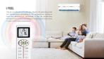 Chigo Airco "Boston" 3.5 kW/12000 Btu + Wifi + Aansluitset, Verwarmen, Verzenden, Nieuw, 3 snelheden of meer