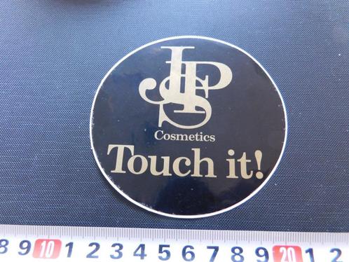 sticker JPS Cosmetics Touch it !  John Player Special, Verzamelen, Stickers, Zo goed als nieuw, Bedrijf of Vereniging, Ophalen