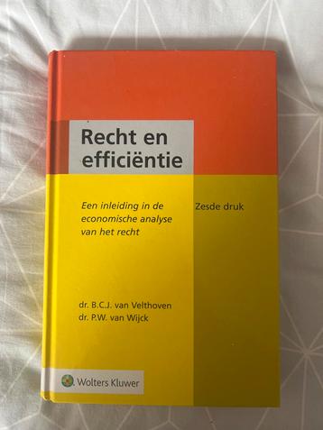 Recht en efficiëntie - Economische analyse van het recht beschikbaar voor biedingen