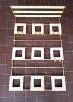 vintage kapstok wandrek Hollywoord Regency design jaren 70, Huis en Inrichting, Woonaccessoires | Kapstokken, Gebruikt, 100 tot 150 cm