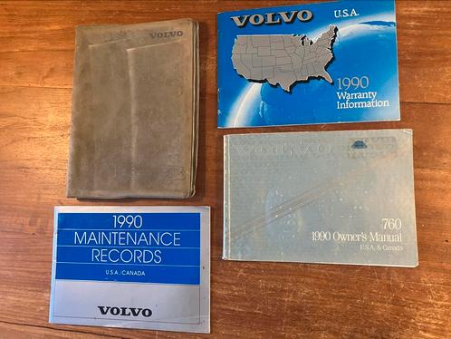 Volvo 760 Turbo 1990 Service & Instructieboekjes USA, Auto diversen, Handleidingen en Instructieboekjes, Ophalen of Verzenden