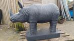Beeld Neushoorn, Tuin en Terras, Ophalen, Gebruikt, Beton, Dierenbeeld