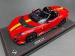 Ferrari 812 Competizione A Rosso Corsa Giallo BBR 1:18 ! C4F, Hobby en Vrije tijd, Modelauto's | 1:18, Nieuw, Overige merken, Verzenden