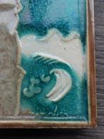 Om 1930 - 1950 Sint Christoffel Tegel Wandtegel Westraven, Antiek en Kunst, Ophalen of Verzenden