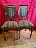 2 antieke stoelen met goede stevige verende zitting, Ophalen