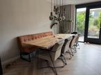 Eetkamerstoelen, Huis en Inrichting, Stoelen, Overige kleuren, Stof, Ophalen of Verzenden, Zo goed als nieuw