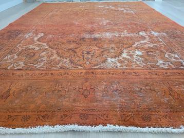 Vloerkleed Persa vintage orange 200x300 wol nieuw prachtig!! beschikbaar voor biedingen