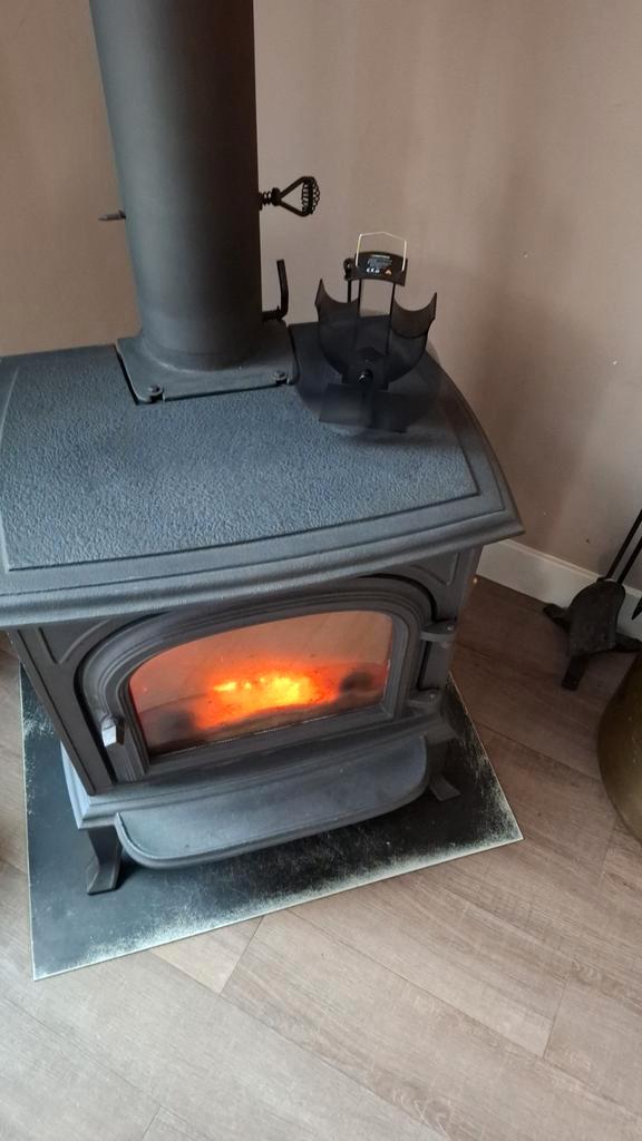 Kachel Ventilator - Warmte Aangedreven, Huis en Inrichting, Kachels, Nieuw, Vrijstaand, Houtkachel, Hout, Ophalen of Verzenden
