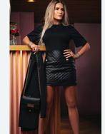 Nikkie vegan leren rok maat 38, Maat 38/40 (M), Overige typen, Zwart, Ophalen of Verzenden