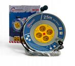 Kabelhaspel 25m - Tuin verlengsnoer 4 Stopcontacten -3x2,5mm, Doe-het-zelf en Verbouw, Info@berek.de, Ophalen of Verzenden, Al.Jerozolimskie 15