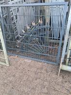 Dubbel staafmat inlooppoortje, Ophalen of Verzenden, IJzer, Dubbelstaafmat hekwerk