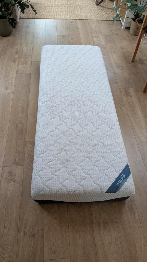Jysk Wellpur F120 Matras 80cm - 1,5jr gebruikt, Huis en Inrichting, Slaapkamer | Matrassen en Bedbodems, 80 cm, Eenpersoons, Ophalen