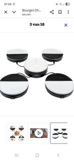 Gourmetborden met bakplaat in 1, Witgoed en Apparatuur, Ophalen, Zo goed als nieuw, 4 t/m 7 personen