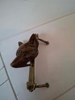 Antieke koperen deurklopper, Antiek en Kunst, Ophalen of Verzenden, Koper