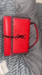 Rode handtas, Sieraden, Tassen en Uiterlijk, Portemonnees, Ophalen of Verzenden, Zo goed als nieuw, Rood