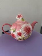 Theepot met bloemmotief - Nieuw!!, Ophalen of Verzenden, Nieuw
