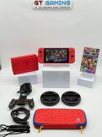 NINTENDO SWITCH NIEUW MODEL 2022 V2 MARIO KART+STUURTJES, Met 2 controllers, Ophalen of Verzenden, Zo goed als nieuw, "
