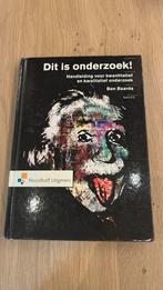 B. Baarda - Dit is onderzoek, Ophalen of Verzenden, Zo goed als nieuw, B. Baarda
