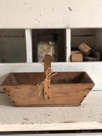 Oude houten plukbak ~ brocante, Ophalen of Verzenden