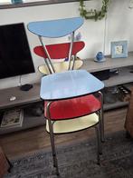 Vintage Stoelen en tafel, Ophalen, Overige kleuren, Drie, Vintage