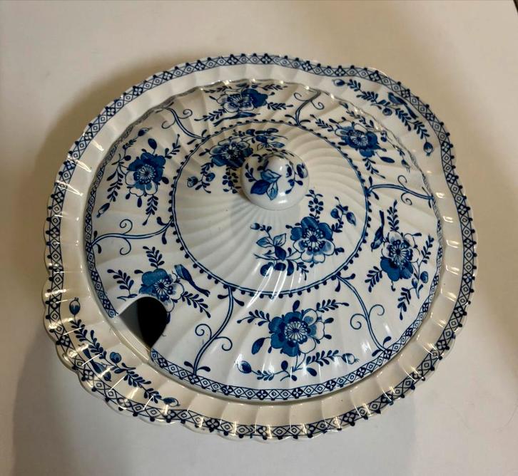 Vintage Soepterrine - Johnson Bros Indies, Huis en Inrichting, Keuken | Servies, Gebruikt, Overige typen, Overige stijlen, Aardewerk