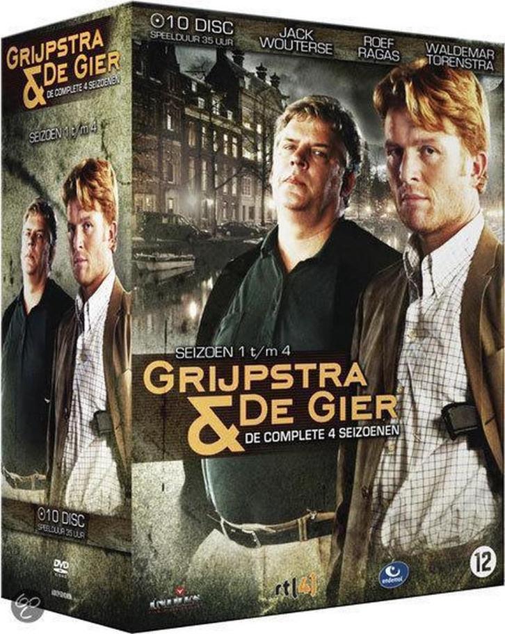 Grijpstra & De Gier - Seizoen 1 - 4, Sealed 10 dvd box Orig., Cd's en Dvd's, Dvd's | Tv en Series, Nieuw in verpakking, Drama
