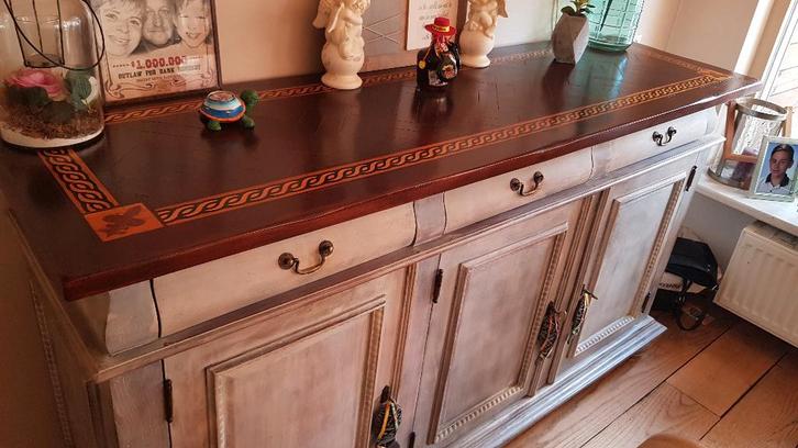 3 delig hardhouten meubelset!!, Huis en Inrichting, Kasten | Dressoirs, Gebruikt, 150 tot 200 cm, 25 tot 50 cm, Met lade(s), Met deur(en)