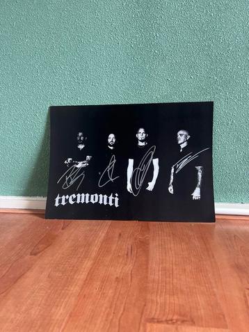 Gesigneerde Tremonti Band Poster beschikbaar voor biedingen