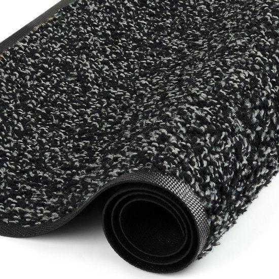 Droogloopmat & Schoonloopmat - 90x150 cm - Zwart, Tuin en Terras, Deurmatten, Nieuw, Kunststof, Schoonloopmat, Buiten, Ophalen of Verzenden