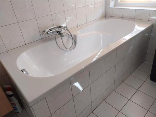 Kunststof bad wit, Huis en Inrichting, Badkamer | Badtextiel en Accessoires, Zo goed als nieuw, Overige typen, Wit, Ophalen