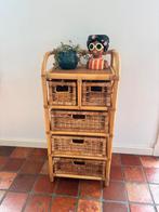 Leuk vintage rotan ladekastje!, Huis en Inrichting, Kasten | Ladekasten, Ophalen of Verzenden, Zo goed als nieuw