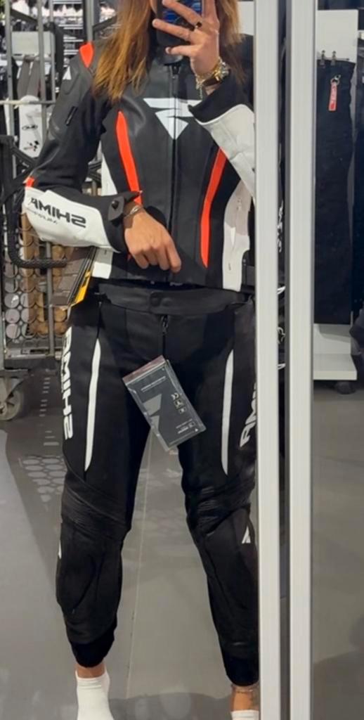 Shima motor pak (tweedelig) maat 38, Motoren, Kleding | Motorkleding, Combipak, Tweedehands, Ophalen of Verzenden