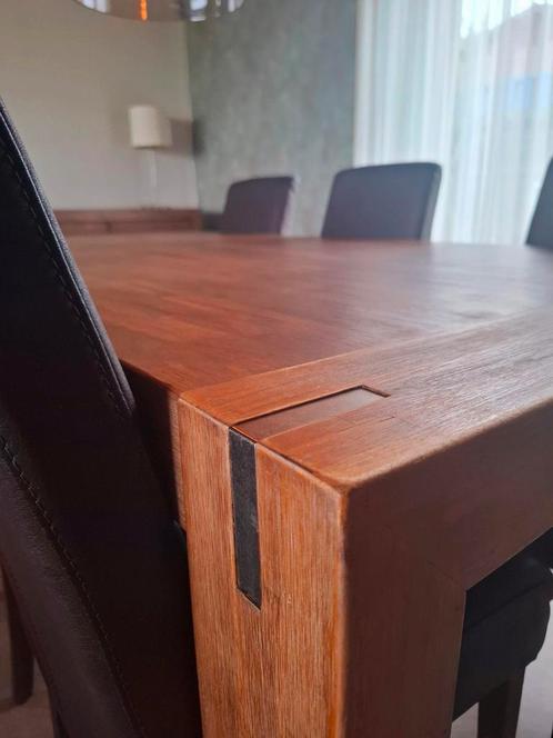 Massieve houten eettafel 180x100 cm topkwaliteit voor weinig, Huis en Inrichting, Tafels | Eettafels, Zo goed als nieuw, 50 tot 100 cm