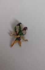 Papegaai broche, Sieraden, Tassen en Uiterlijk, Broches, Overige materialen, 4 tot 7 cm, Overige kleuren, Nieuw