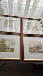 4 seizoenen schilderreitjes 20x20, Antiek en Kunst, Ophalen