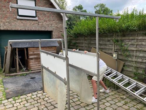 paardenbox voor aanhangwagen / vrachtwagen, Dieren en Toebehoren, Stalling en Weidegang, Toebehoren, 2 of 3 paarden of pony's