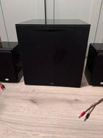 NHT Stereo Set met Subwoofer & SMSL Voeding, Gebruikt, Subwoofer, 60 tot 120 watt, Ophalen